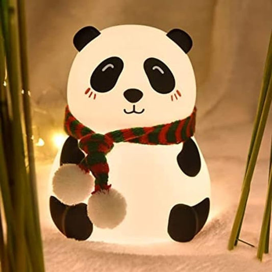 Cute Panda Night Light Lamp ( Multicolor )