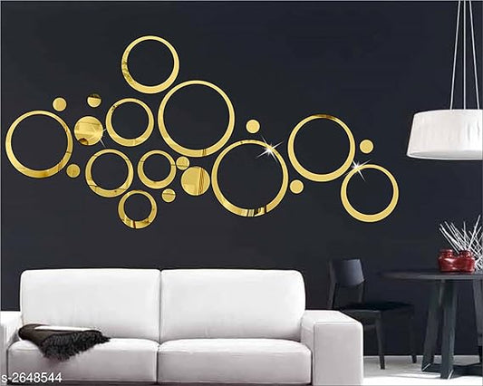 DIY 3D Wall Decorating Rings [ 1 Pack = 6 Rings ]