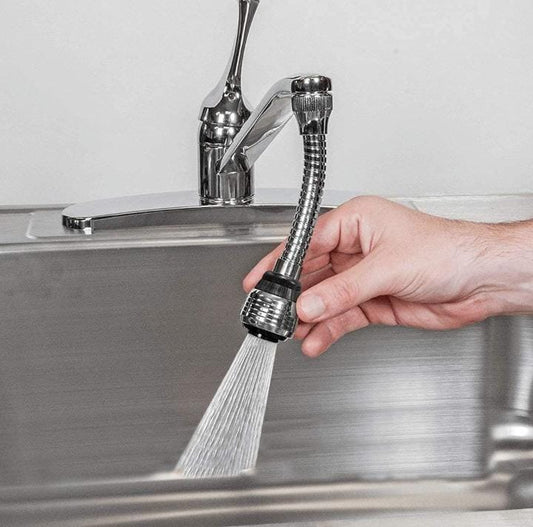 360 Rotation Tap Shower 2 Mode, Metal Hose Kitchen Sink Faucet Extender